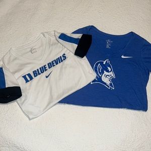 2 Duke University tshirts